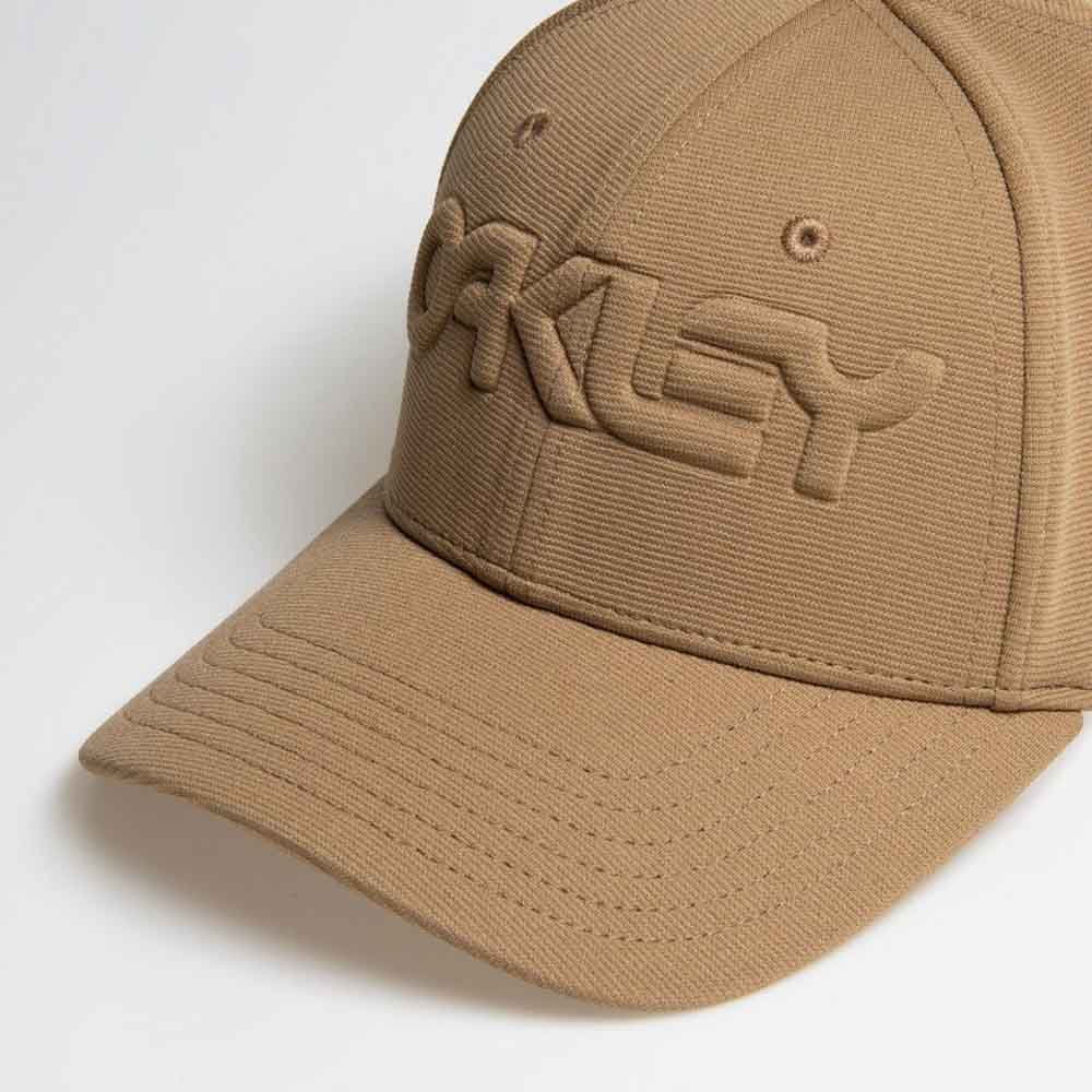 6 Panel Stretch Hat Embossed Coyote - Image 3