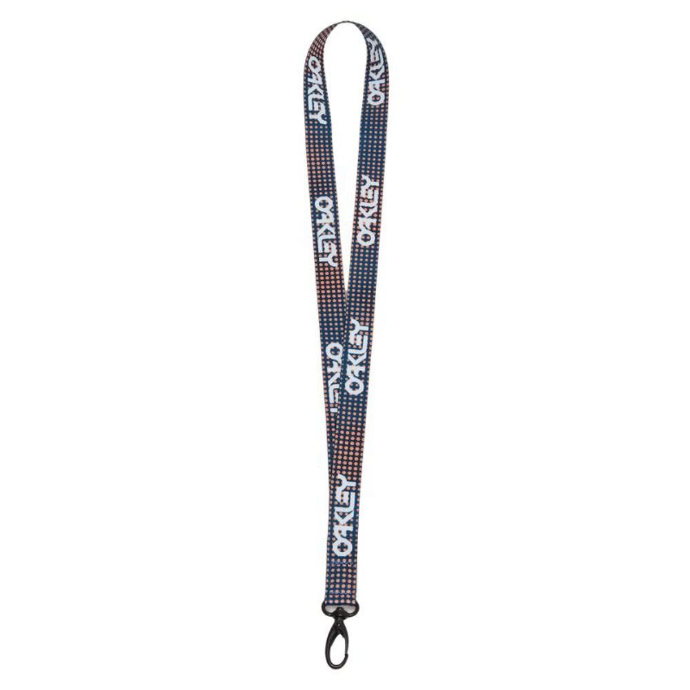 Wanderlust Lanyard Organic Spots Blue